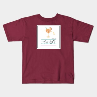 Aperol Spritz Queer Alphabet Card Kids T-Shirt